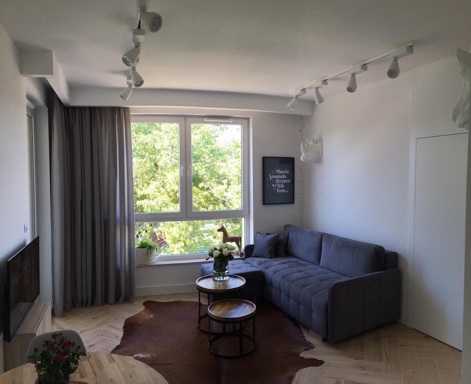 Apartament Kolska Appartement Warschau Buitenkant foto